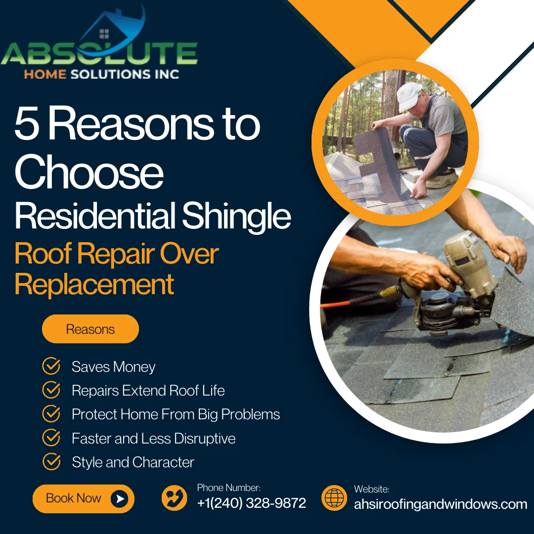 Residential Shingle Roof Repair