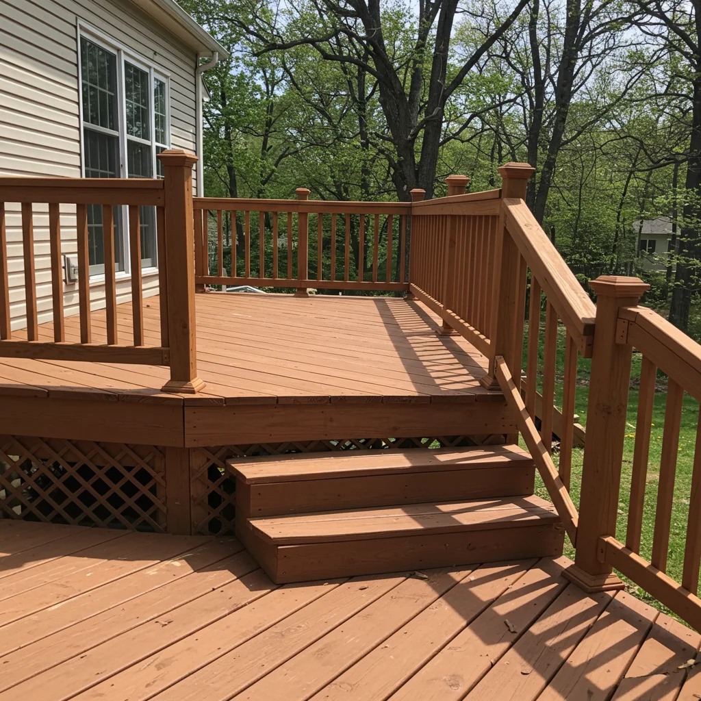Residential deck construction