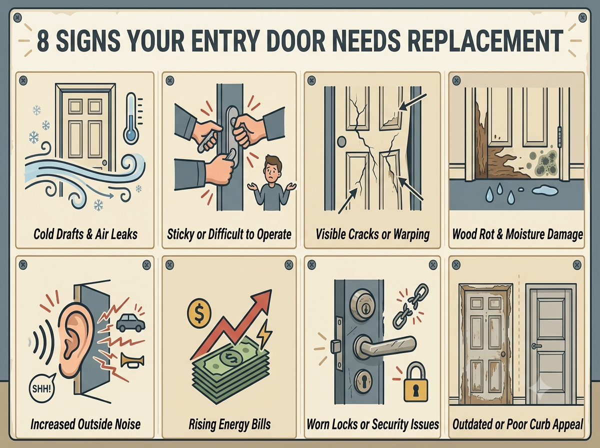 Signs You May Need a New Entry Door