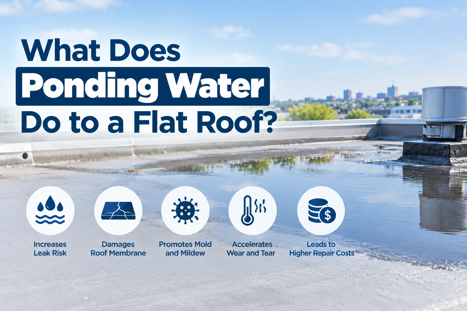 Flat roof